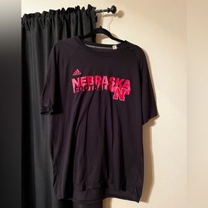 Nebraska Football Adidas T-Shirt